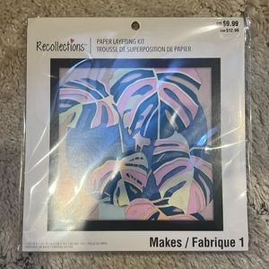 Tropical print paper craft perfect for young adults and older.